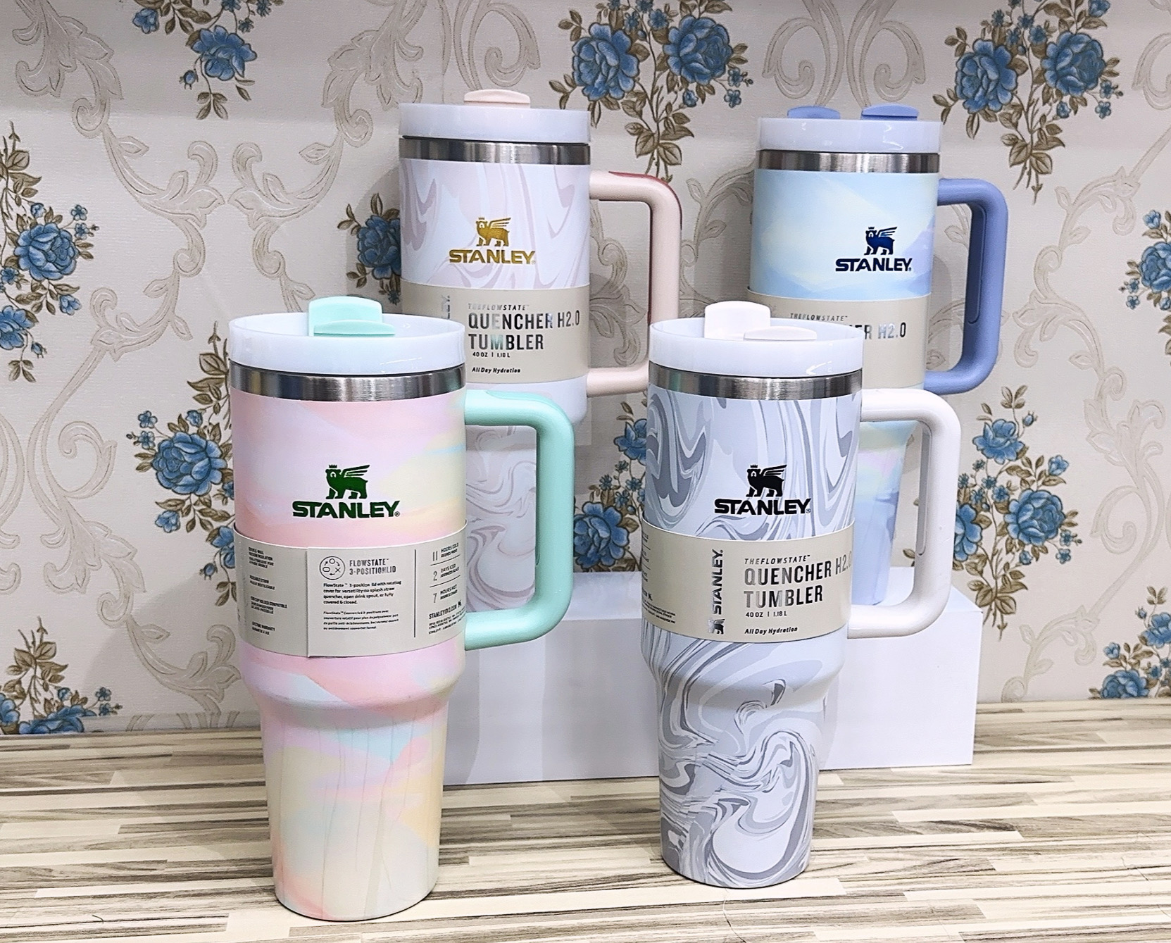 ماگ استنلی آبرنگی TUMBLER QUENCHER H2O Flowstate 1,180L